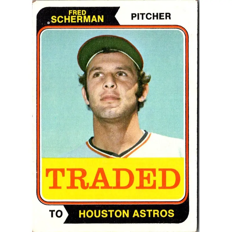 1974 Topps Traded Fred Scherman #186T