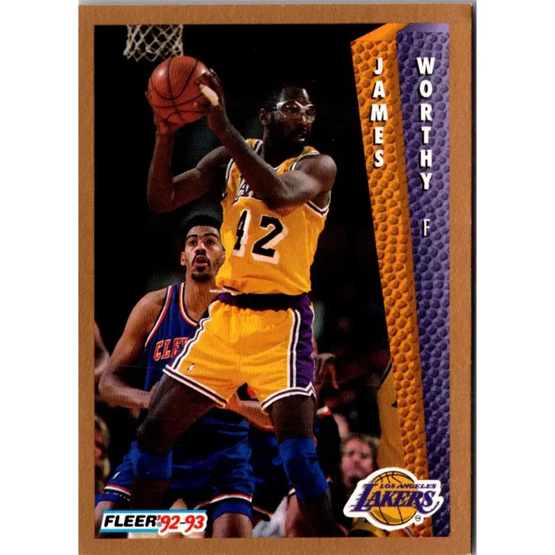 1992 Fleer James Worthy #114