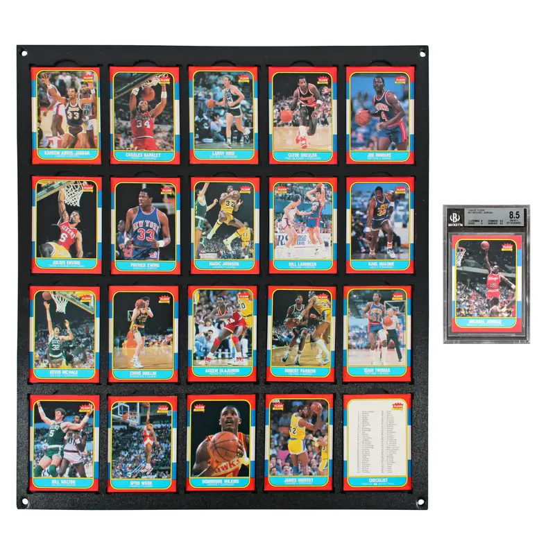 1986 Fleer Complete 132 Card Set w/ Checklist Michael Jordan Karl Malone Rookies
