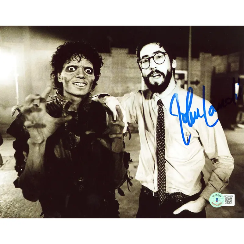 John Landis Thriller Authentic Signed 8x10 Photo Autographed BAS #BG90924