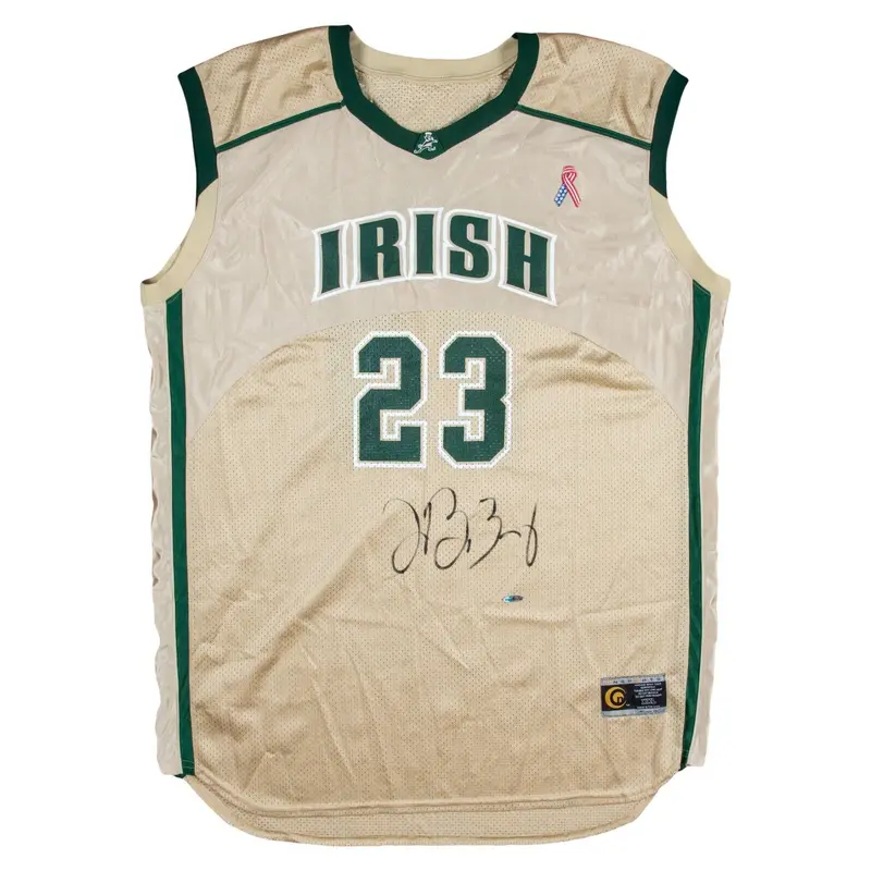LeBron James Signed St. Vincent St. Mary High School Jersey UDA Upper Deck COA