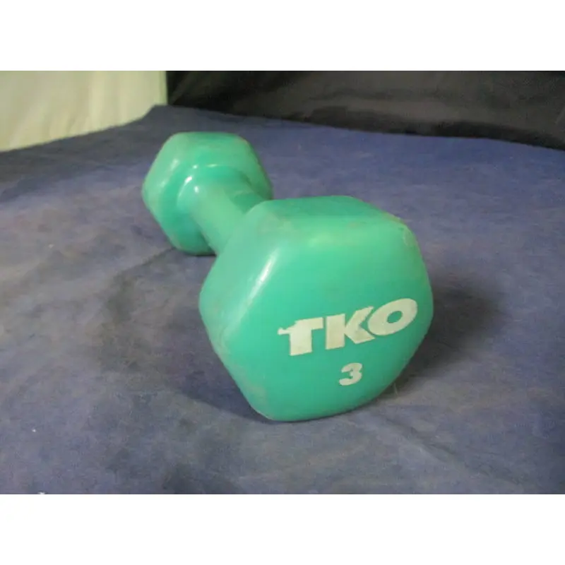 Used TKO Vinyl Coated 3lb Dumbbell