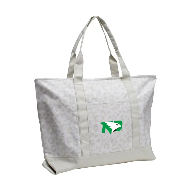 North Dakota Leopard Pattern Tote