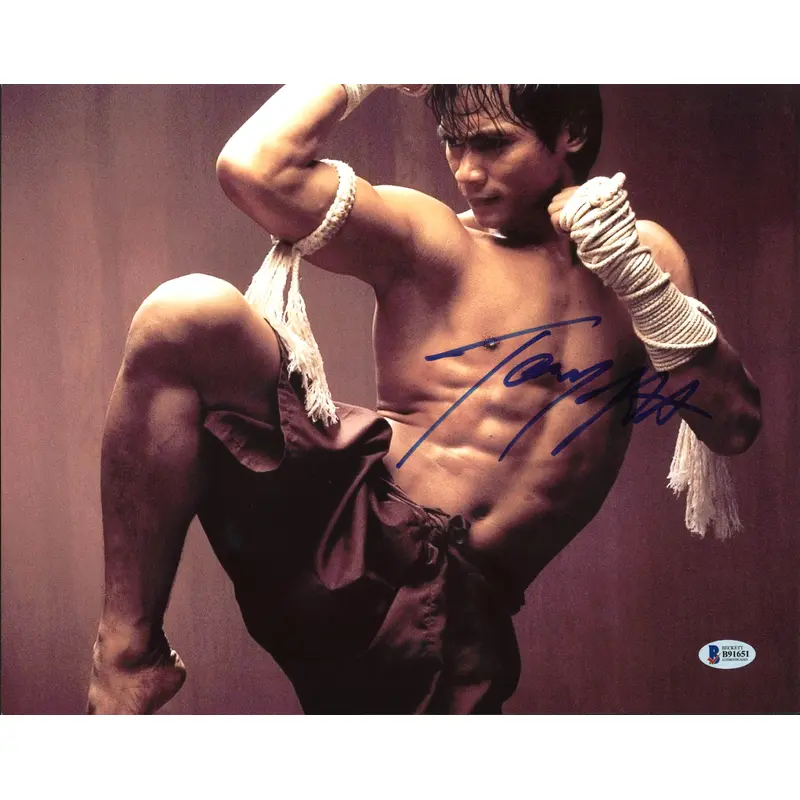Tony Jaa Ong-Bak Authentic Signed 11X14 Photo Autographed BAS #B91651