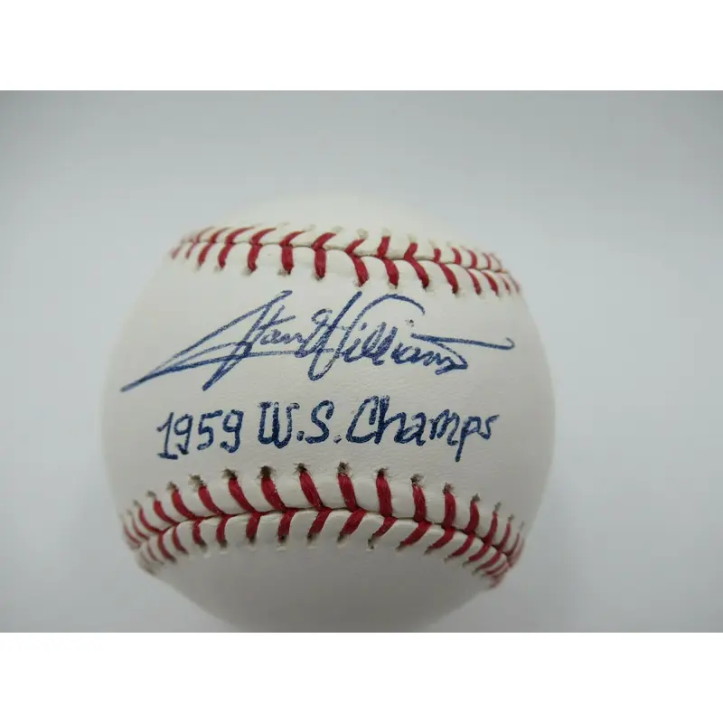 Stan Williams 1959 W.S. Champs  Signed Autographed Major League Baseball JSA COA