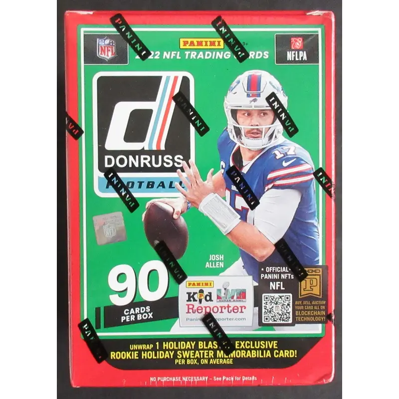 2022 Panini Donruss Football Blaster Box (Holiday) (6/15)