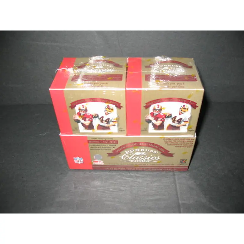 2002 Donruss Classics Football Box (Hobby) (18/6)