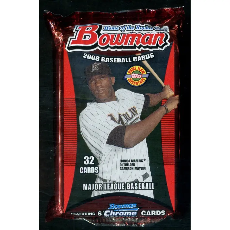2008 Bowman Baseball Unopened Jumbo Pack (HTA) (32)
