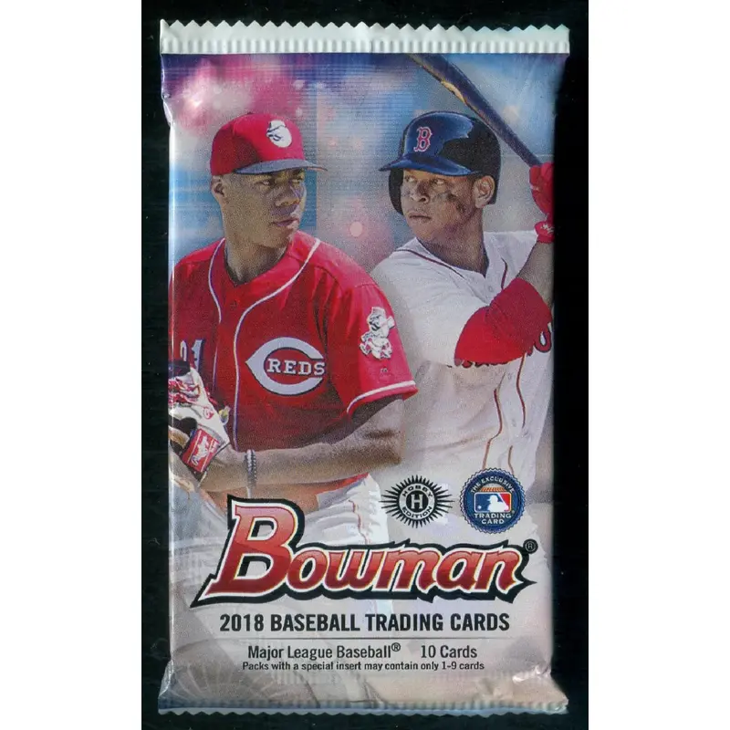 2018 Bowman Baseball Unopened Pack (Hobby) (10)