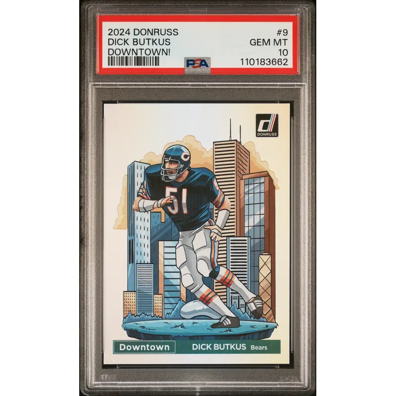 Dick Butkus 2024 Donruss Downtwo PSA 10 Gem Mint