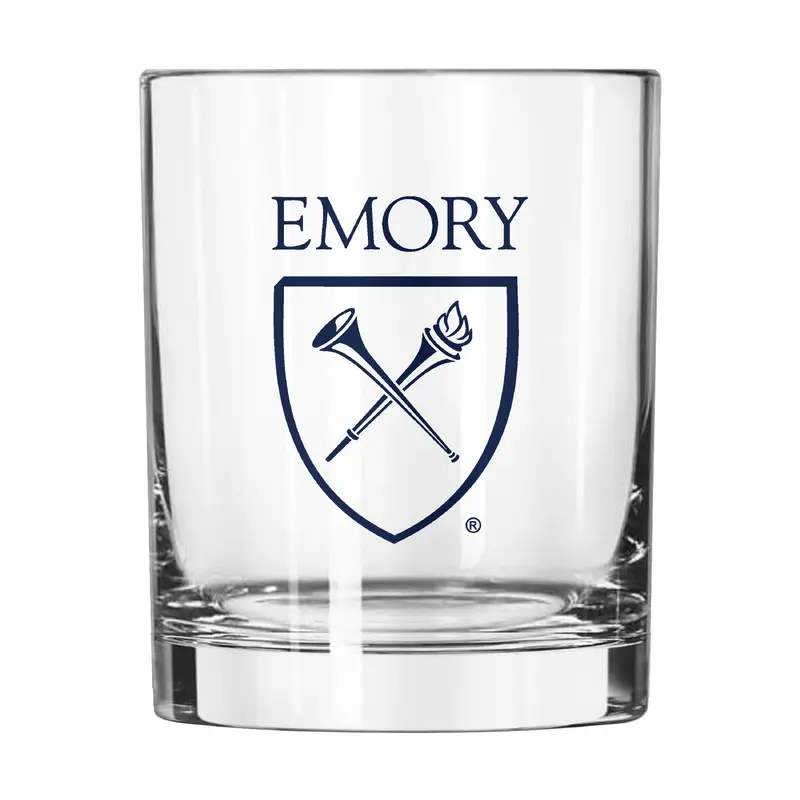 Emory University 14oz Gameday Rocks Glass