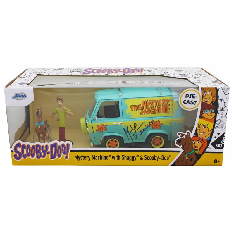 Matthew Lillard Scooby-Doo Signed 1:24 Die Cast Metal Mystery Machine BAS Wit