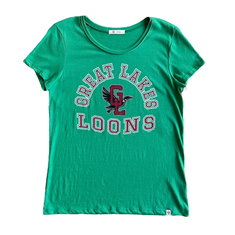 Great Lakes Loons '47 Orchard Green Tee - Women