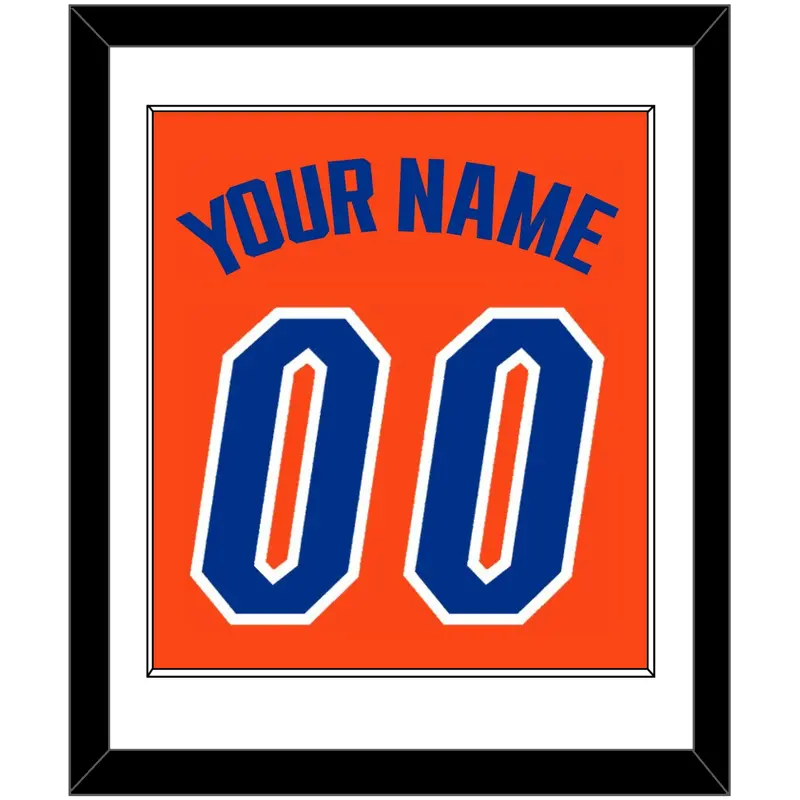 Florida Basketball Name & Number - Road Orange (2017-2018) - Single Mat 1