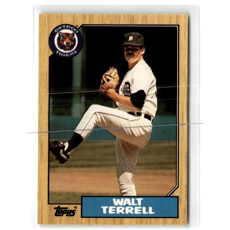 1987 Topps Tiffany Walt Terrell #72