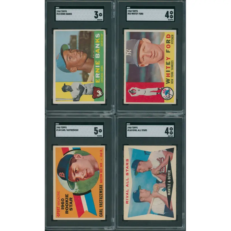 1960 Topps Baseball Complete Set EX (572) (w/ Graded) (23-515)