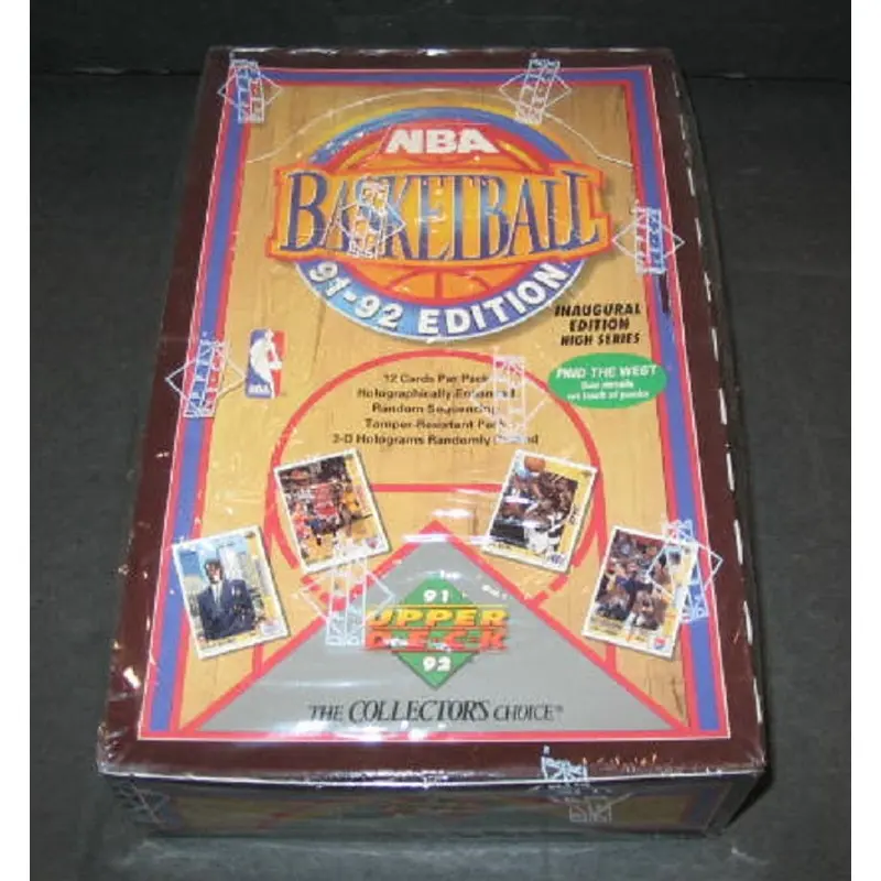 1991/92 Upper Deck Basketball High Series Box
