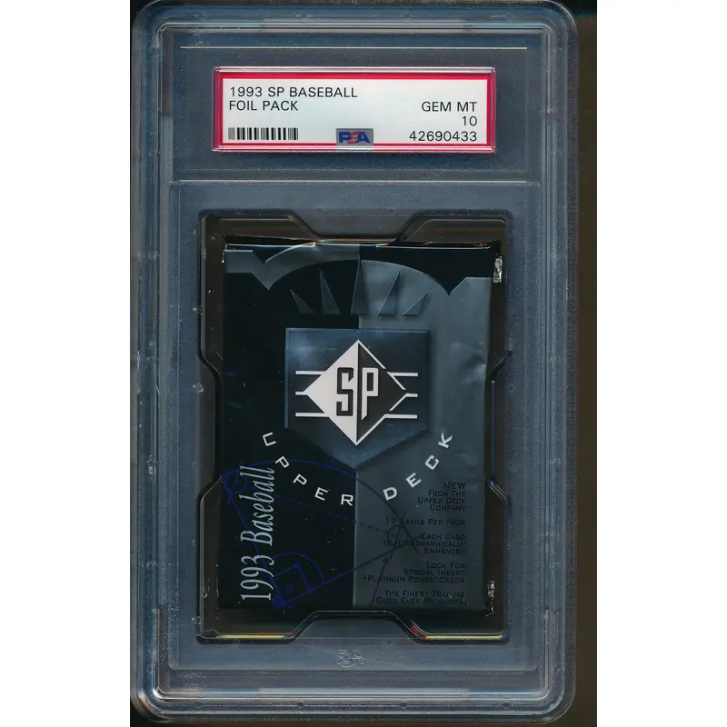 1993 Upper Deck SP Baseball Foil Pack PSA 10
