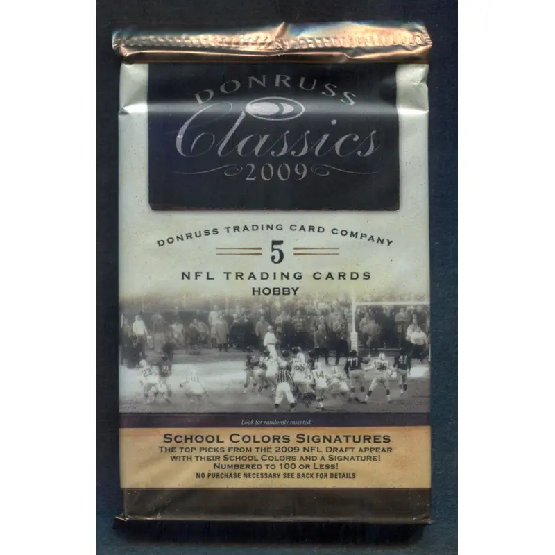 2009 Donruss Classics Football Unopened Pack (Hobby) (5)