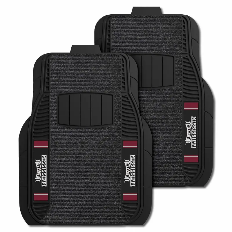 Mississippi State University 2-pc Deluxe Car Mat Set