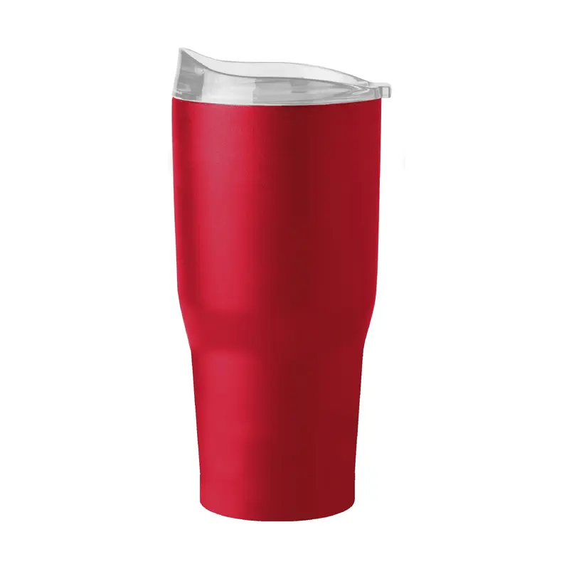Plain Non Branded Red 30oz Powder Coat Tumbler