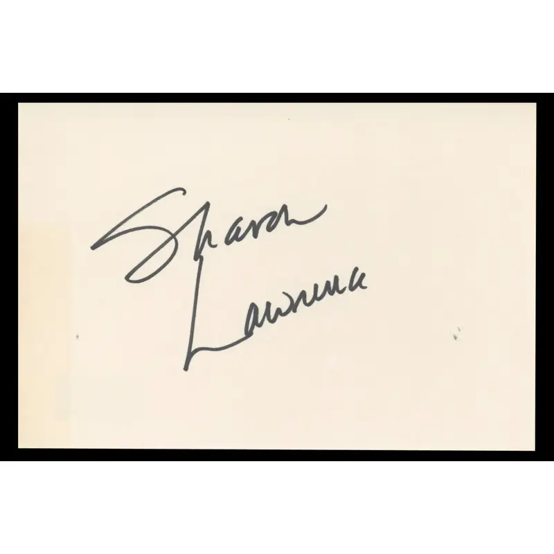 Sharon Lawrence NYPD Blue Authentic Signed 4x6 Index Card BAS #BT01201