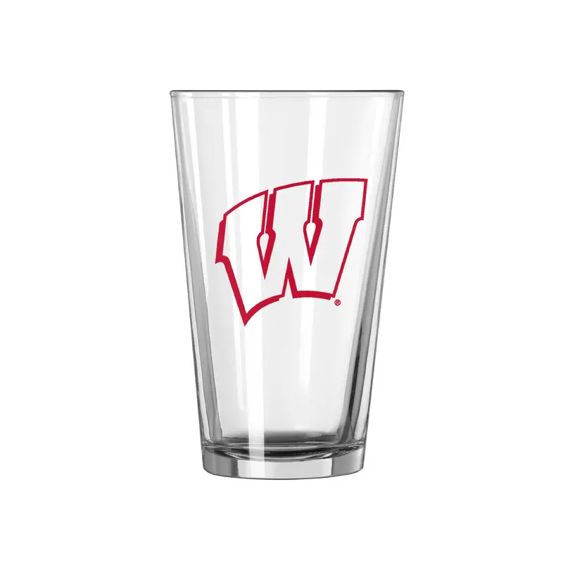 Wisconsin Alternate 16oz Gameday Pint Glass