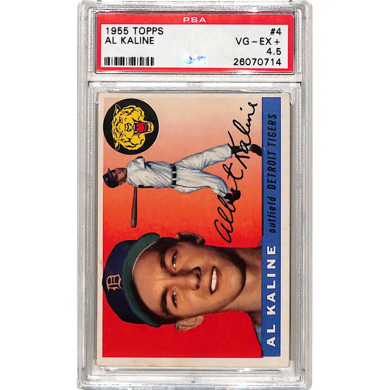Al Kaline 1955 Topps #4 PSA 4.5 Vg-Ex+