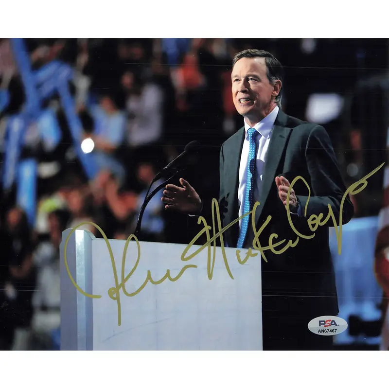 John Hickenlooper signed 8x10 photo PSA/DNA Autographed Politician