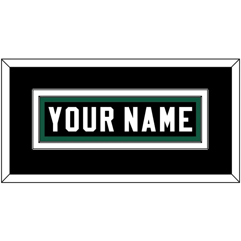 New York Nameplate - Alternate Black (2019-2023) - Double Mat 2