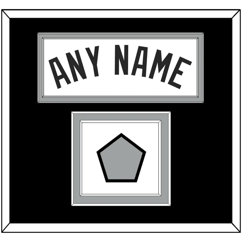 San Antonio Name & Champions Patch - Home White (2002-2017) - Double Mat 2