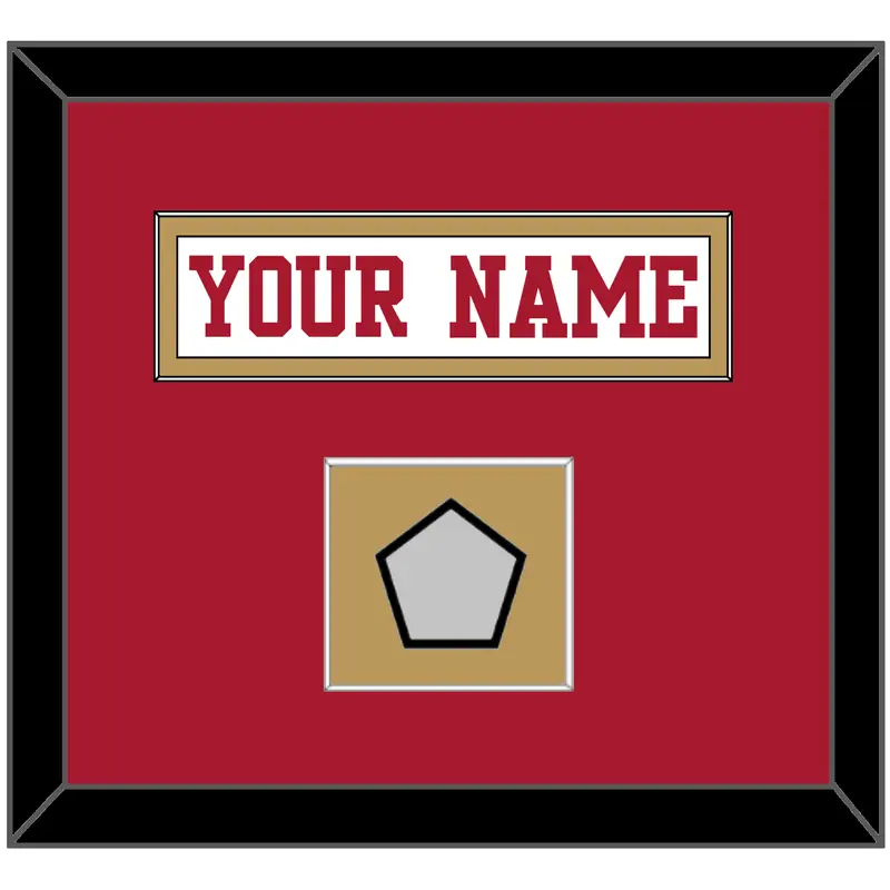 San Francisco Nameplate & Super Bowl Patch - Road White - Single Mat 3