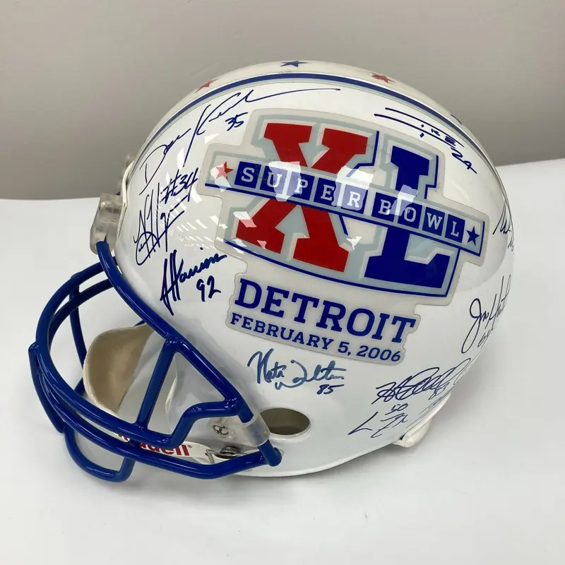 2005 Pittsburgh Steelers Super Bowl Champs Team Signed Super Bowl Helmet
