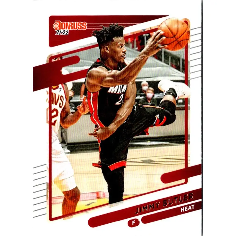 2021 Donruss Holo Red and Gold Laser Jimmy Butler #95