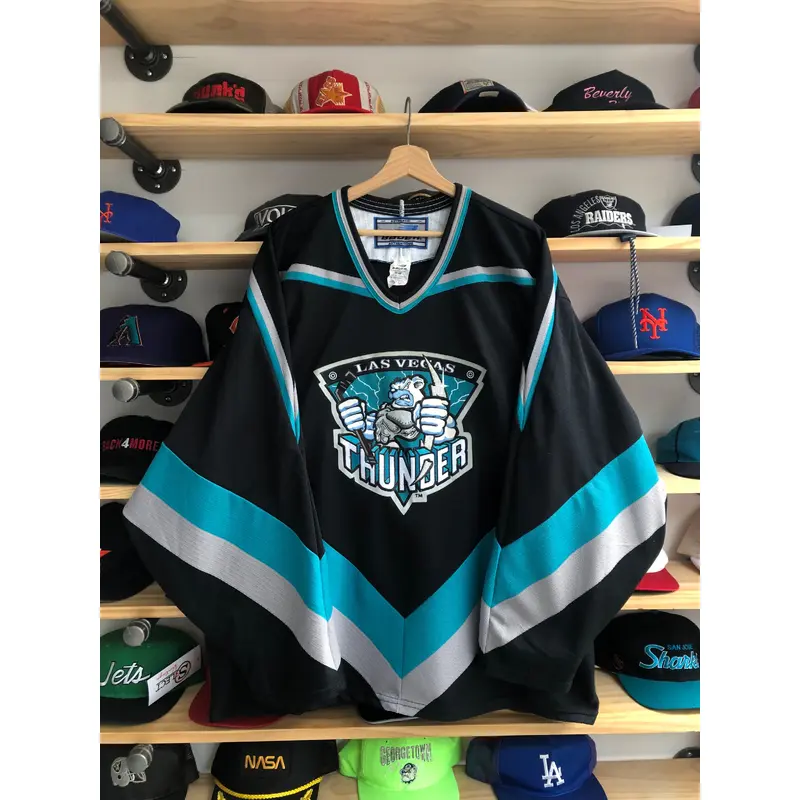 Vintage Bauer Las Vegas Thunder Blank Jersey Size Large