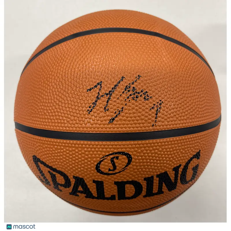 Milos Uzan Signed Basketball PSA Houston Cougars