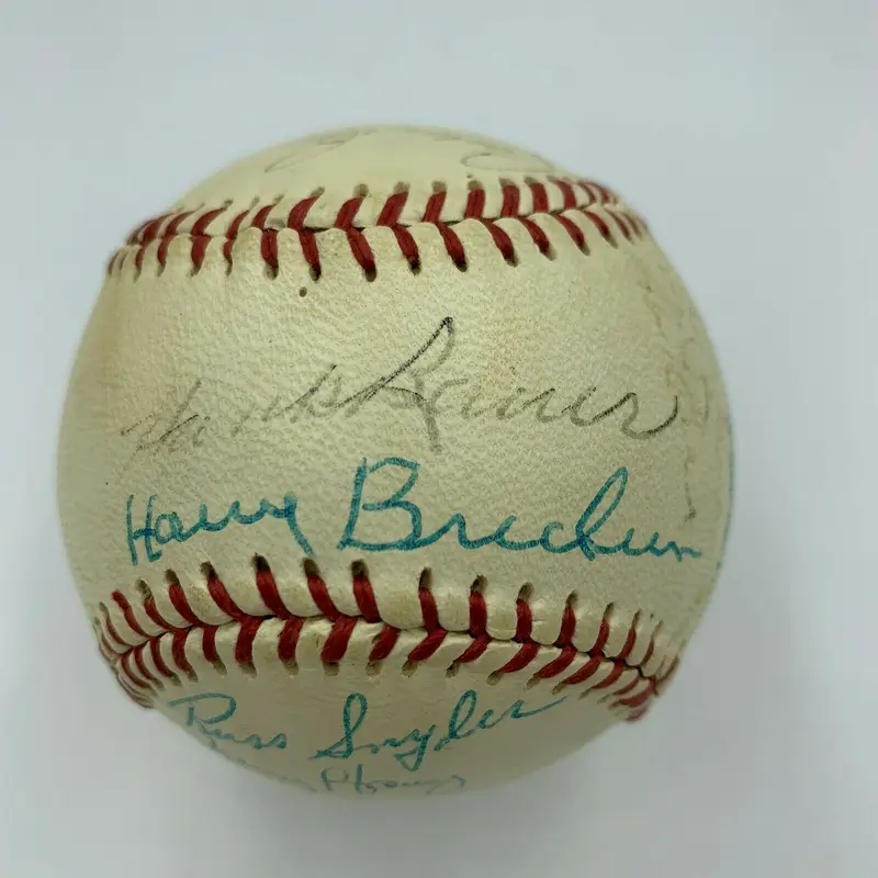 1964 Baltimore Orioles Team Signed Autographed Vintage Baseball