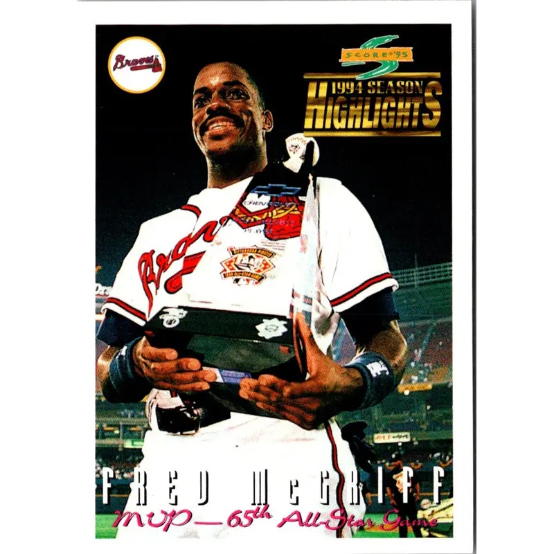 1995 Score Fred McGriff #316