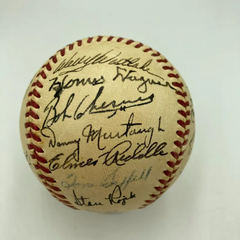 Honus Wagner 1949 Pittsburgh Pirates Team Signed Baseball JSA COA