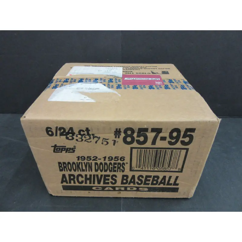 1995 Topps Archives Baseball Brooklyn Dodgers Case (6 Box)