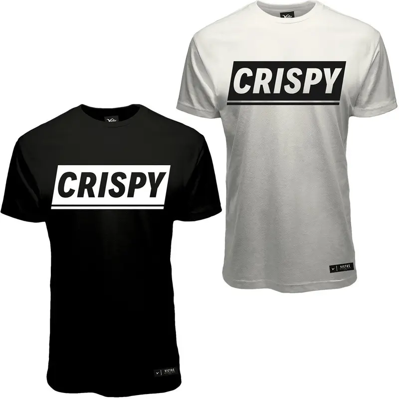 Victus 'Crispy' Statement Cotton Short Sleeve T Shirt