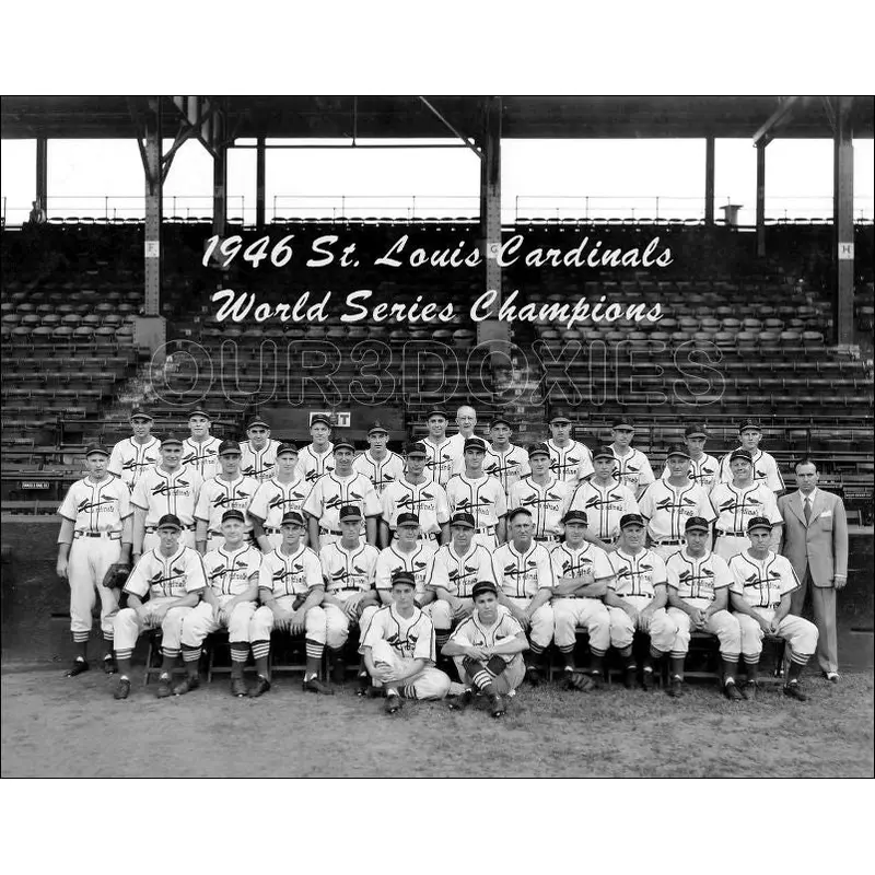 1946 St. Louis Cardinals 11X14 Photo - Musial World Champs - 1494