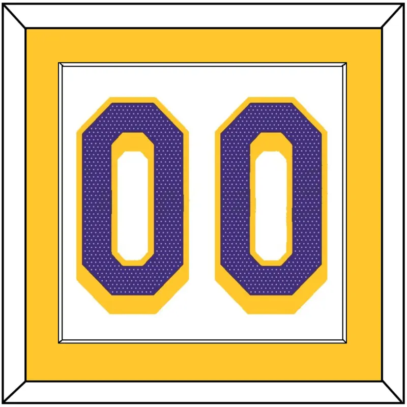Los Angeles Number - White Association - Single Mat 1