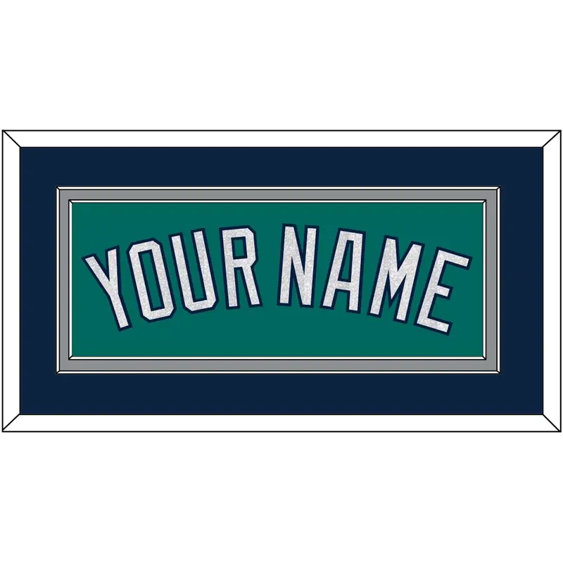 Seattle Name - Alternate Home Green - Double Mat 2