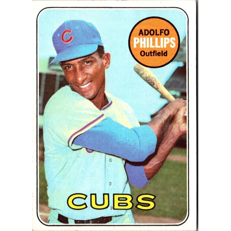 1969 Topps Adolfo Phillips #372 EX