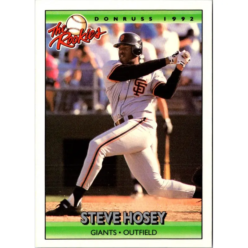 1992 Donruss The Rookies Steve Hosey #54