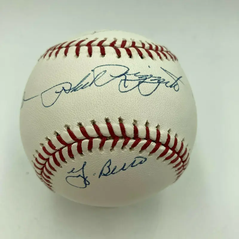 Yogi Berra Whitey Ford Phil Rizzuto Don Mattingly Signed Baseball Steiner Holo