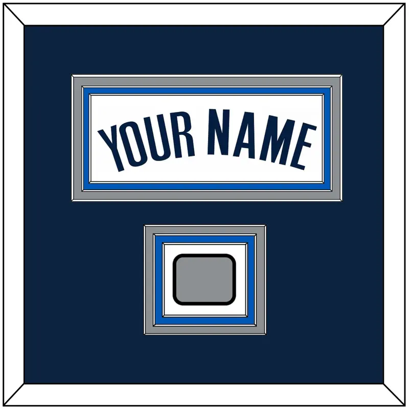 Dallas Name & Finals Patch - Home White (2001-2017) - Triple Mat 2