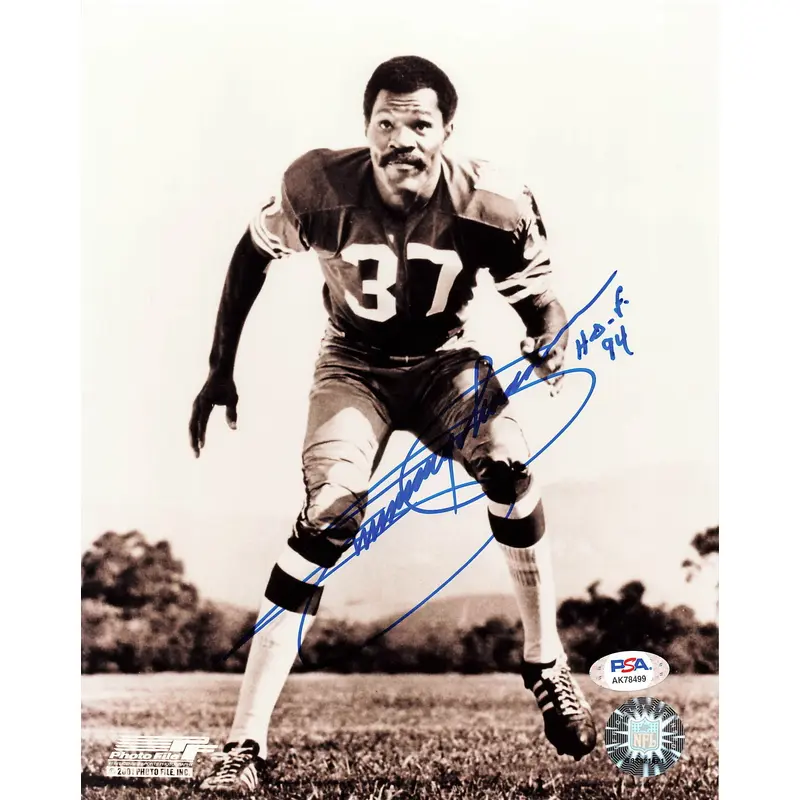 JIMMY JOHNSON signed 8x10 photo PSA/DNA San Francisco 49ers Autographed