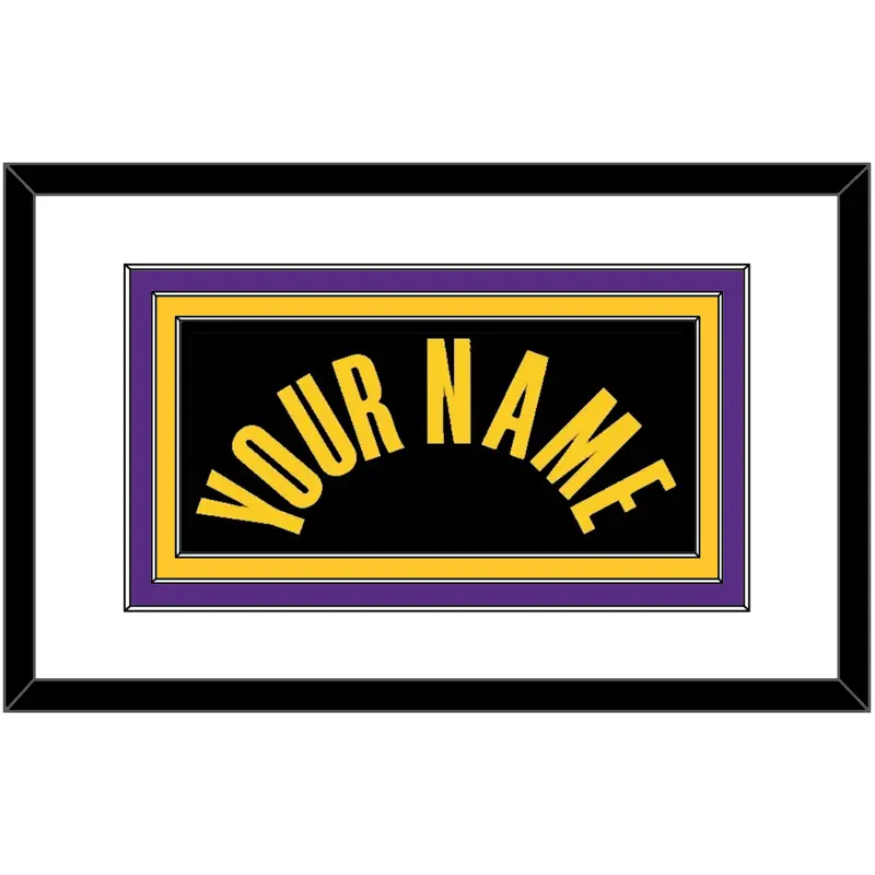 Los Angeles Name - Black Mamba (2017-2018, 2020) - Triple Mat 1